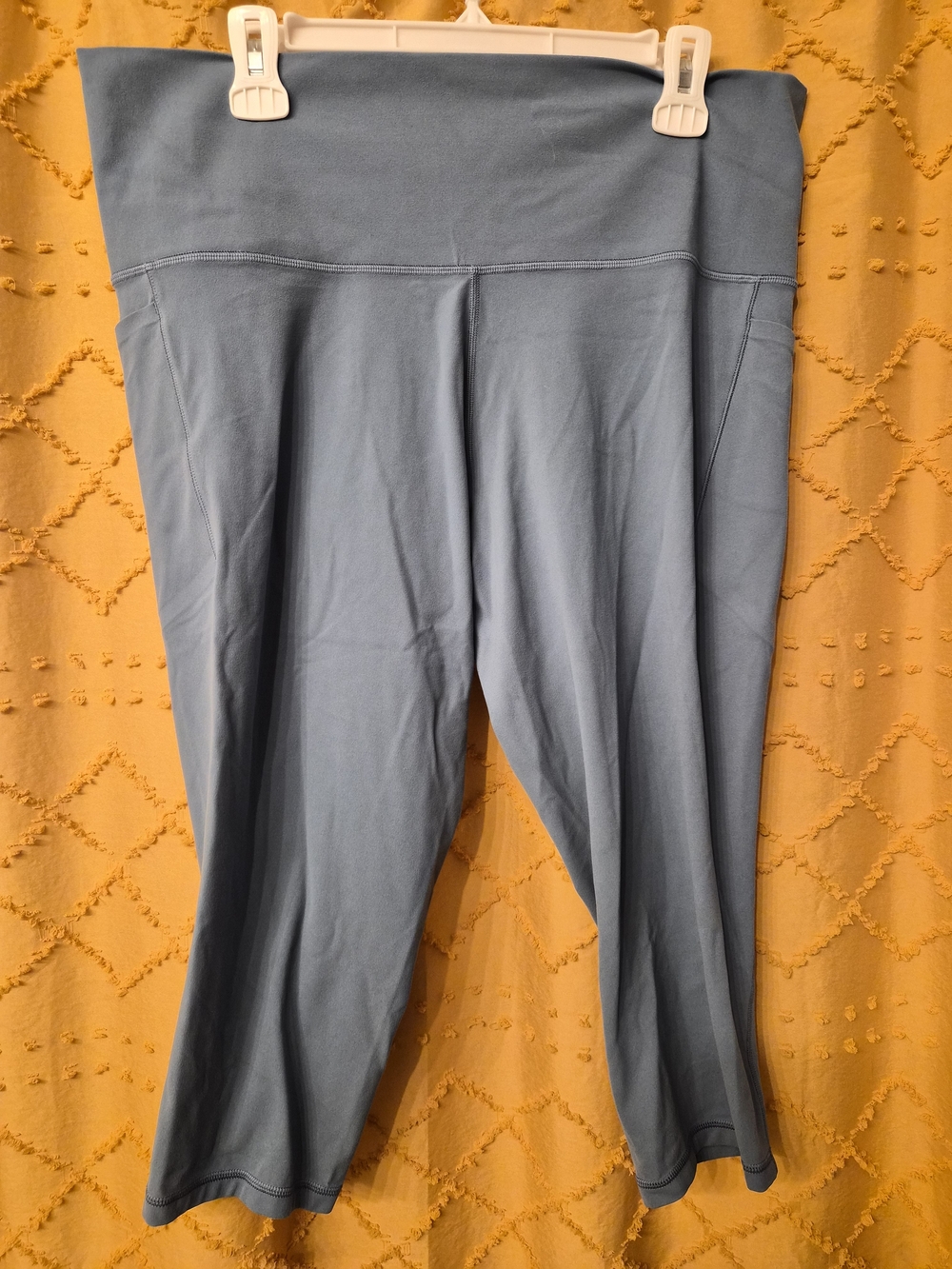 Athleta Slate Blue Cropped High-Waist Leggings